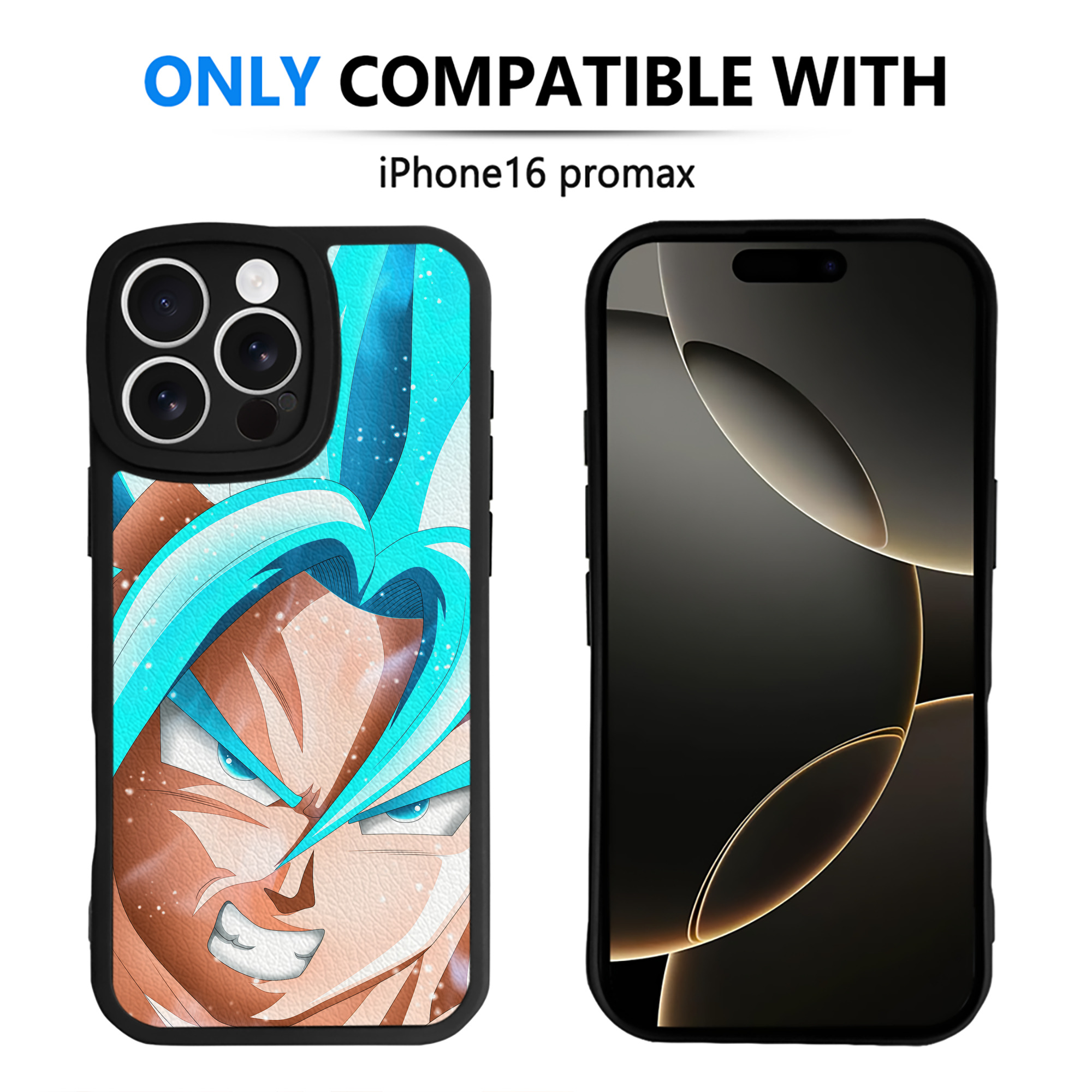 （画像用） ドラゴンボール DRAGON BALL 【iPhone 16シリーズ対応】シリコンスマホケース（レザー調） 材質：シリコン